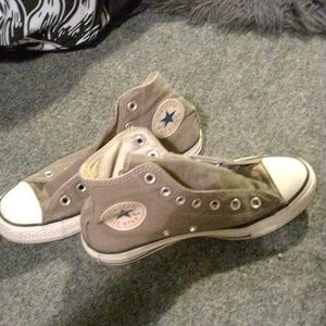 Grey Converse high tops